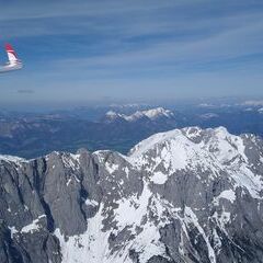 Flugwegposition um 13:41:57: Aufgenommen in der Nähe von Gemeinde Werfenweng, 5453, Österreich in 2568 Meter